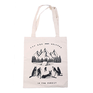 Шоппер Barking Store You are not welcome белый